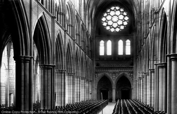 Photo of Truro, The Cathedral, Nave West 1903