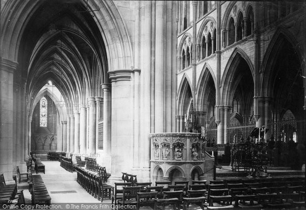 Photo of Truro, The Cathedral, North Aisle 1890