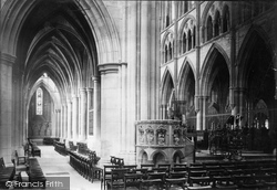 The Cathedral, North Aisle 1890, Truro