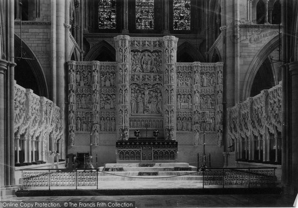 Photo of Truro, The Cathedral Reredos 1890