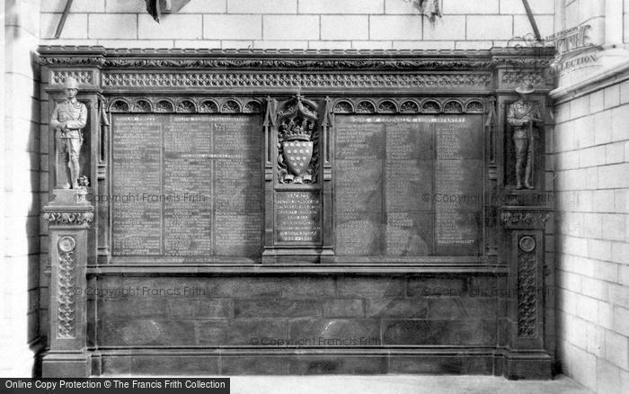 Photo of Truro, The Cathedral War Memorial 1903