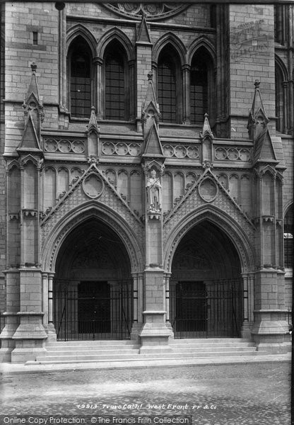 Photo of Truro, The Cathedral, West Front 1903
