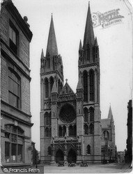 The Cathedral, West Front 1923, Truro