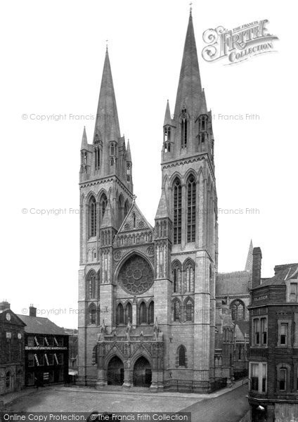 Photo of Truro, The Cathedral, West Front c.1910