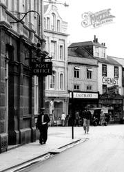 The Post Office And Shops c.1960, Truro