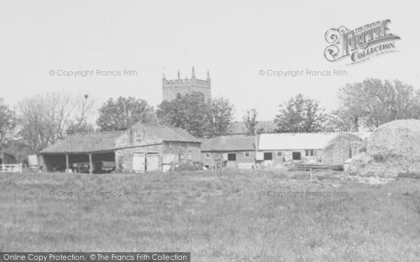 Photo of Trusthorpe, Farm And Church c.1955