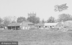 Farm And Church c.1955, Trusthorpe