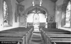St Peter's Church, Interior c.1955, Trusthorpe
