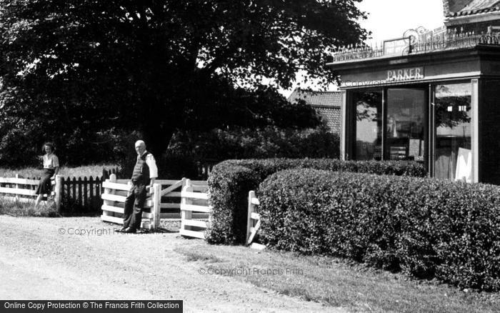 Photo of Trusthorpe, Taking A Break By The Post Office c.1955
