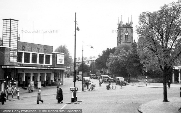 Photo of Tunbridge Wells, Cinema And Trinity Church c.1955