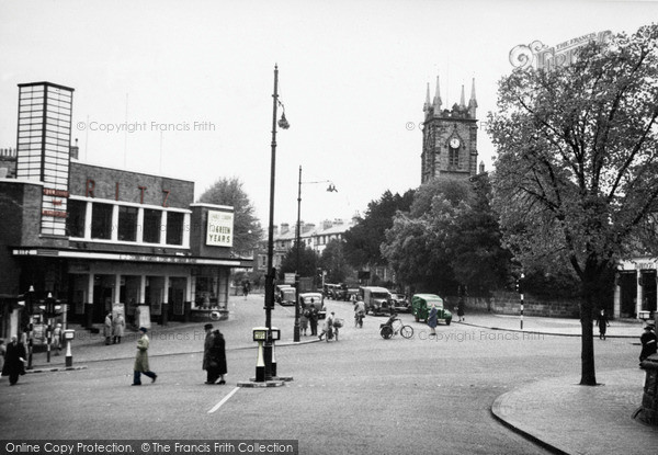 Photo of Tunbridge Wells, Cinema And Trinity Church c.1955