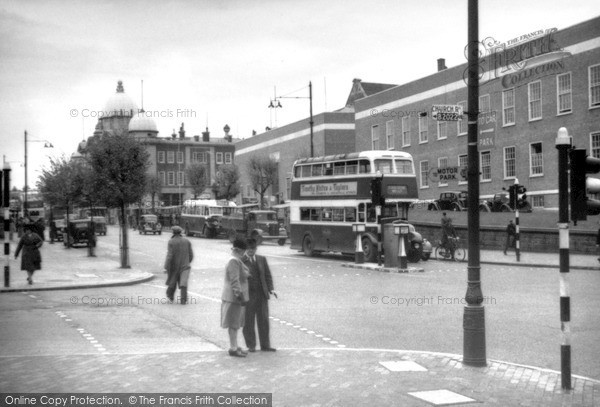Photo of Tunbridge Wells, Mount Pleasant Road c.1955