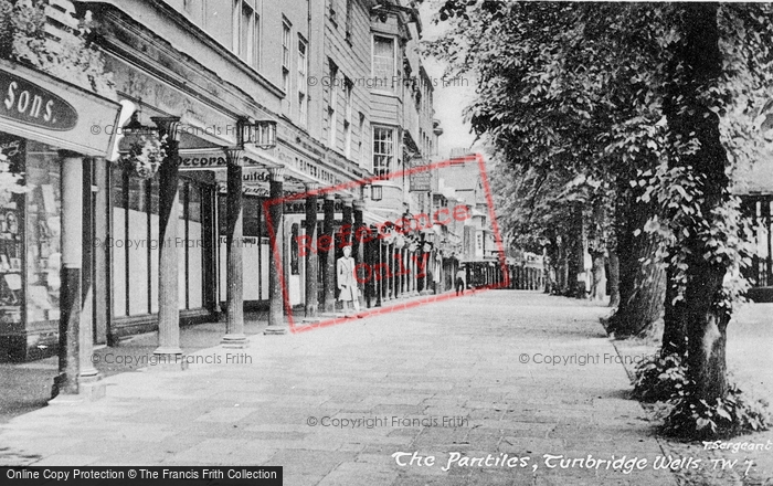Photo of Tunbridge Wells, The Pantiles c.1955