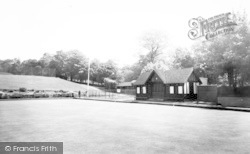The Pavilion And Bowling Green c.1960, Tunbridge Wells