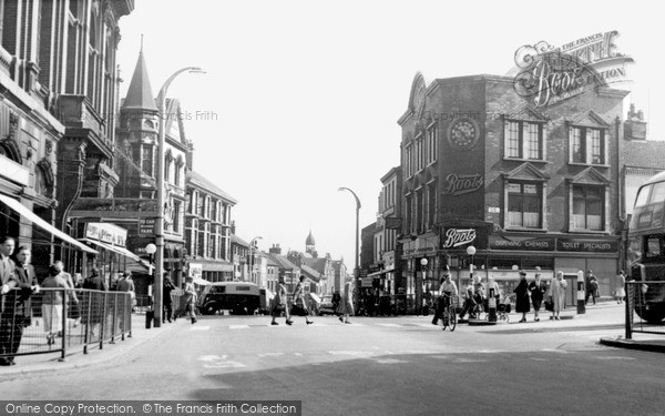 Photo of Tunstall, High Street c.1955