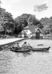 Park, Boats On The Lake c.1955, Tunstall