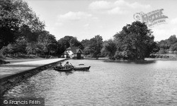 Park, The Lake c.1955, Tunstall