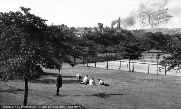 Photo of Tunstall, View From The Park c.1950