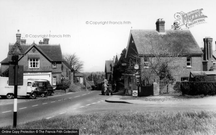 Photo of Turners Hill, Corner Shop From Cross Roads c.1965