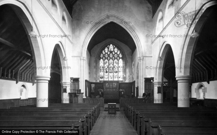 Photo of Turners Hill, St Leonard's Church Interior c.1955