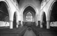 St Leonard's Church Interior c.1955, Turners Hill