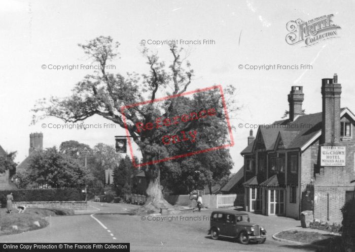 Photo of Turners Hill, The Crown And Cross Roads c.1955