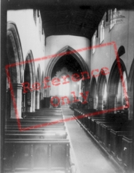 All Saints Church Interior c.1955, Turvey
