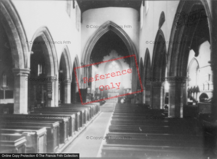 Photo of Turvey, All Saints Church Interior c.1955