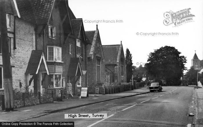 Photo of Turvey, High Street c.1960