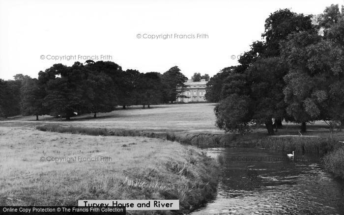 Photo of Turvey, House And River c.1960