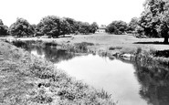 Turvey, Turvey House and the Great Ouse c1955