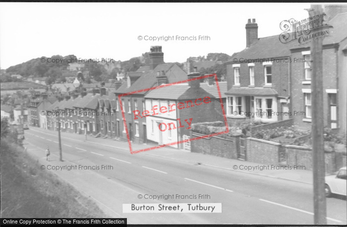 Photo of Tutbury, Burton Street c.1960