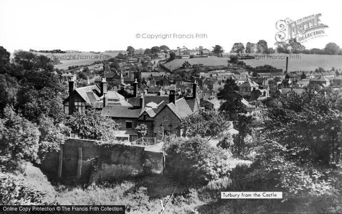 Photo of Tutbury, From The Castle c.1950