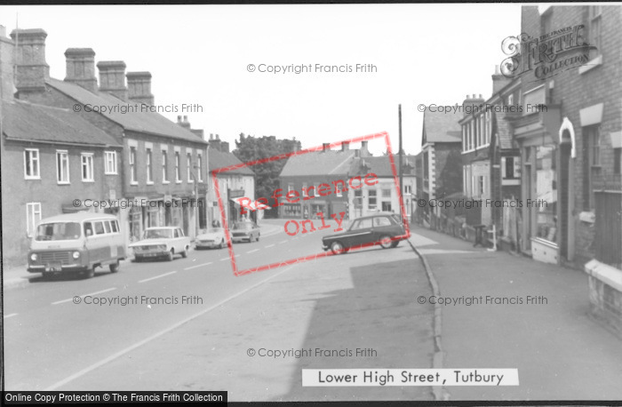 Photo of Tutbury, Lower High Street c.1960