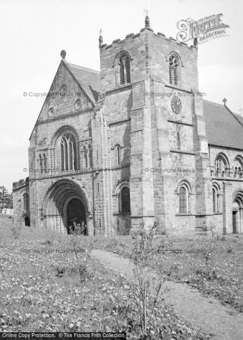 Photo of Tutbury, Priory c.1950