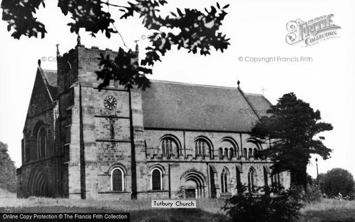 Photo of Tutbury, St Mary's Church c.1950
