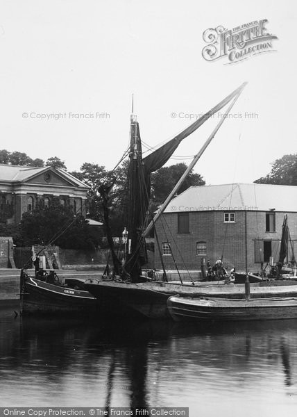 Photo of Twickenham, A Thames Barge 1899