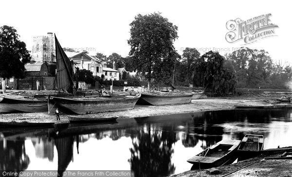 Photo of Twickenham, From The Island Boat House 1890