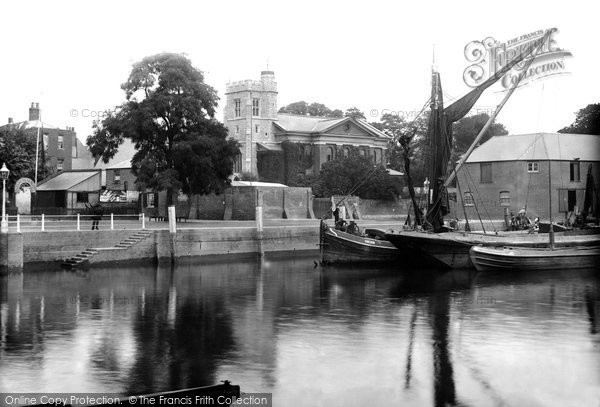Photo of Twickenham, St Mary's Church From The Thames 1899
