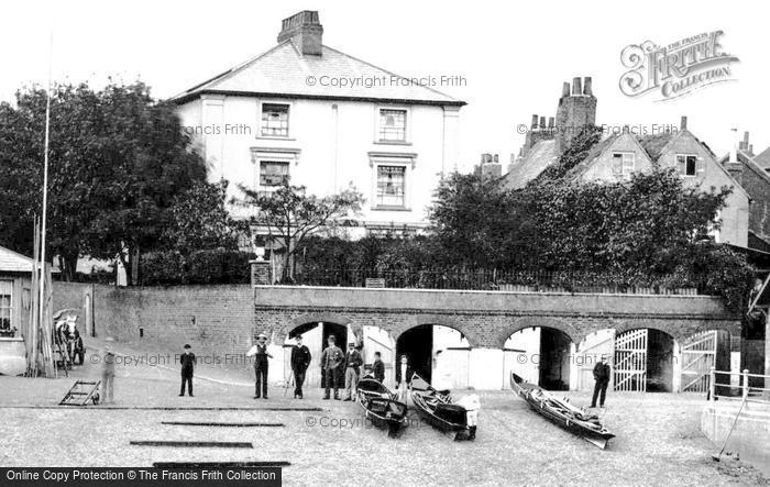Photo of Twickenham, The Slipway Facing Eel Pie Island 1890