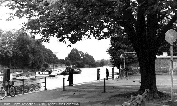 Photo of Twickenham, The Thames c.1955