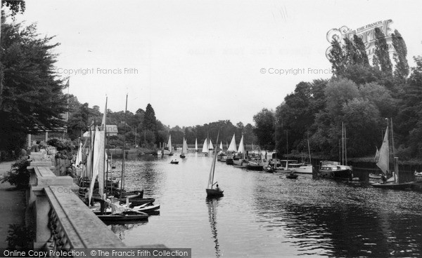 Photo of Twickenham, The Thames From York House c.1955