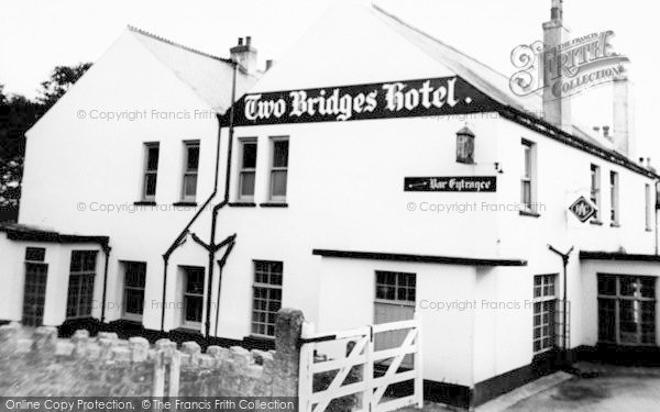Photo of Two Bridges, Two Bridges Hotel c.1960