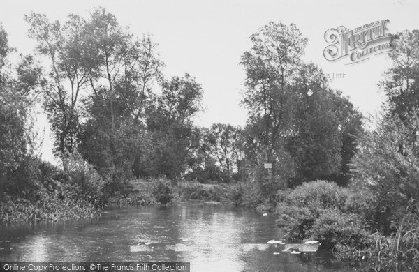 Photo of Twyford, By The River Loddon c.1955