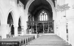 St Mary's Church, Interior c.1955, Twyford