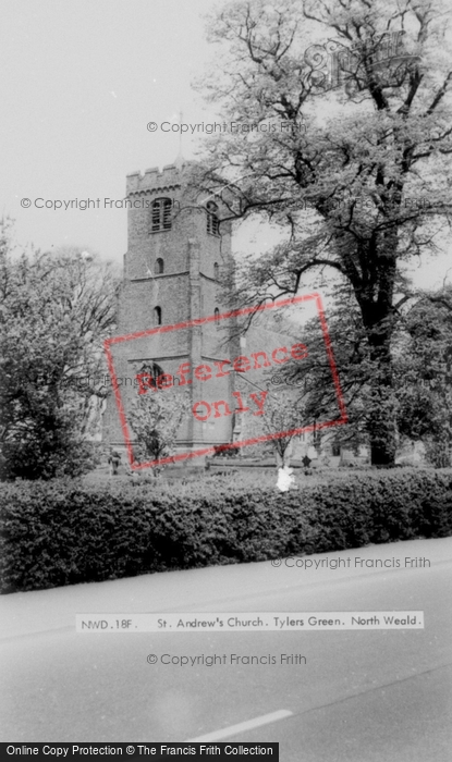 Photo of Tylers Green, St Andrew's Church c.1955