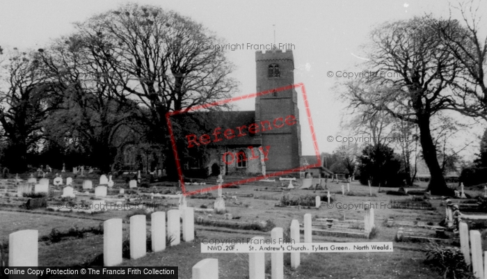 Photo of Tylers Green, St Andrew's Church c.1960
