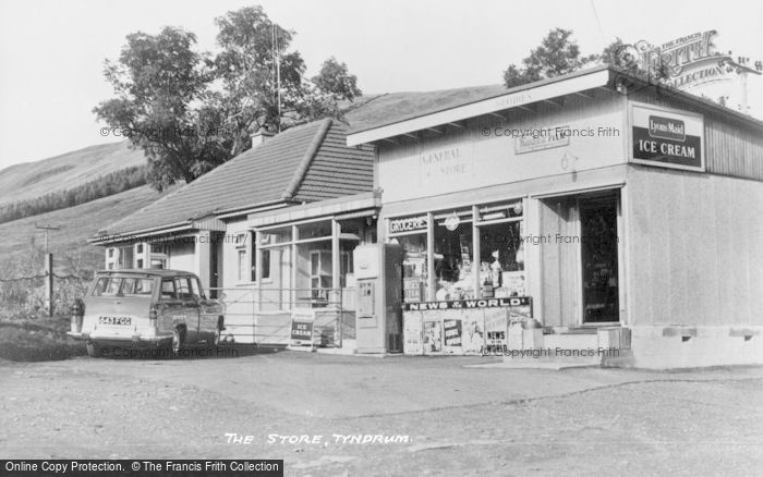 Photo of Tyndrum, The Store c.1960