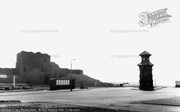 Photo of Tynemouth, Clock Tower And Castle Entrance c.1955