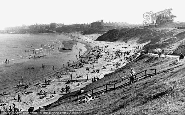Photo of Tynemouth, Long Sands c.1955